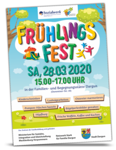 Poster für ein Fühlingsfest